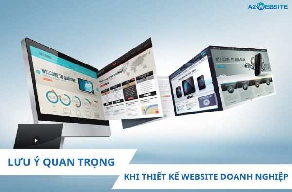 luu y quan trong khi thiet ke website doanh nghiep