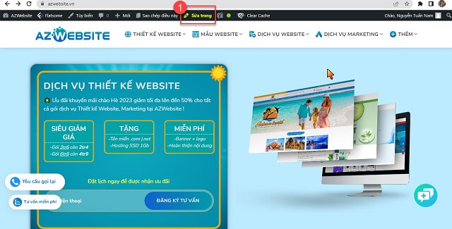 huong dan them moi section tren website
