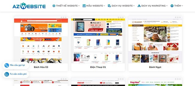 Đơn vị thiết kế website bán hàng
