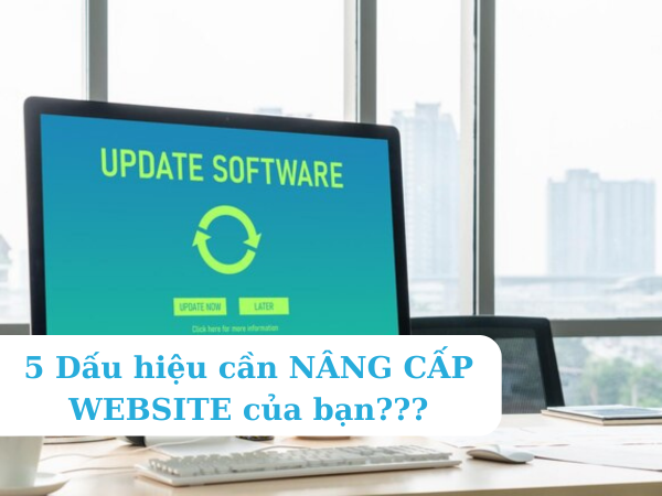 Dau hieu can nang cap website