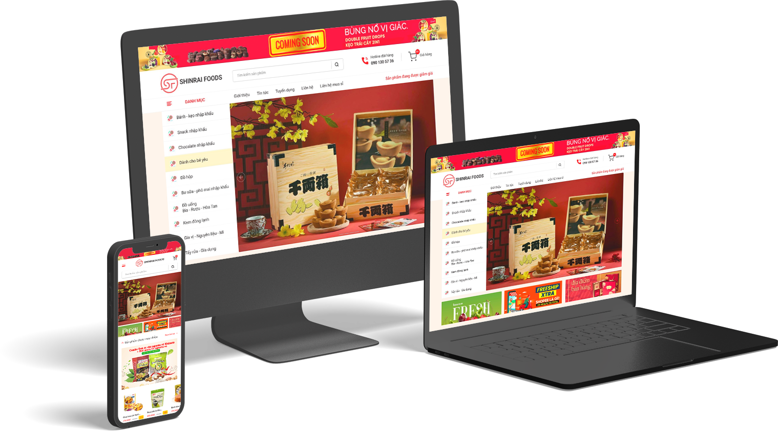 THIẾT KẾ WEBSITE BÁN HÀNG