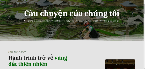 Dự án website 1Day Sapa