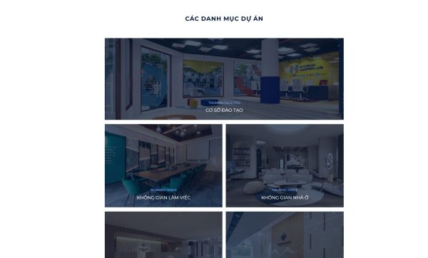 thiết kế website kiến trúc vanana 5