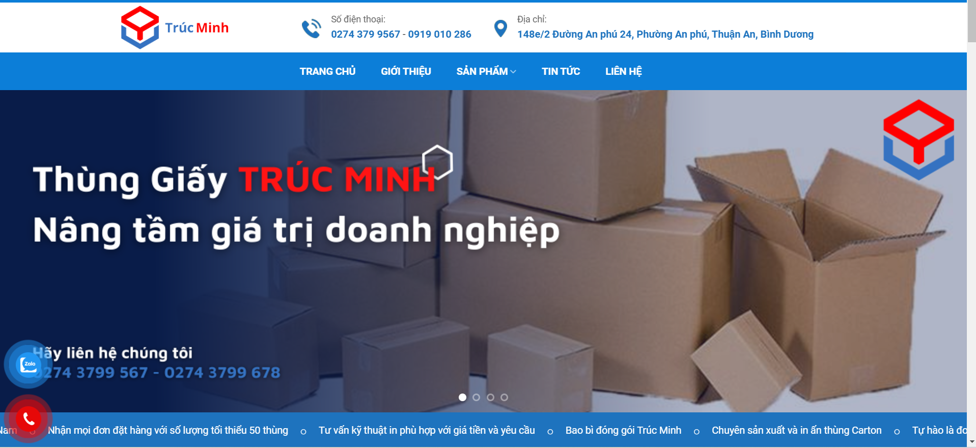 Thùng Giấy Trúc minh