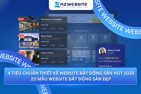 4 Tiêu Chuẩn Thiết Kế Website Bất Động Sản